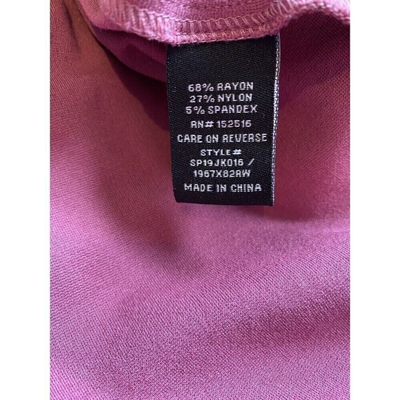 RYAN Wylde Cardigan Women's Size 5X Purple Lilac One Button Closure Pockets - Picture 5 of 8